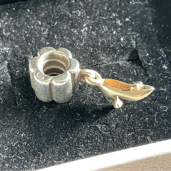 Pandora two tone dangling shoe charm - Picture 7 of 7